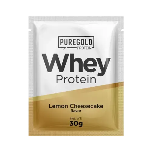 Whey Protein fehérjepor - 30 g - PureGold - citromos sajttorta - 