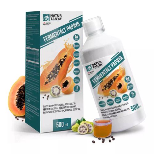 Fermentált Papaya koncentrátum nonival - 500 ml - Natur Tanya - 