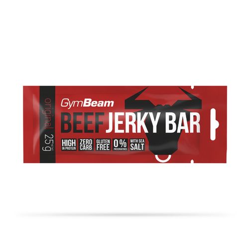 Beef Jerky szárított marhahús szelet - 25 g - eredeti - GymBeam - 