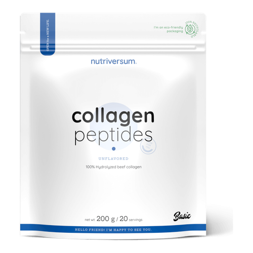 Collagen Peptides marhakollagén peptid por - 200 g - Nutriversum - 