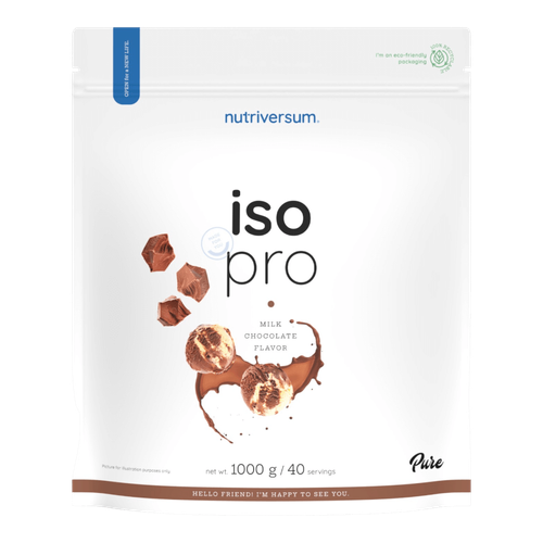 ISO PRO - 1000 g - tejcsokoládé - Nutriversum - 