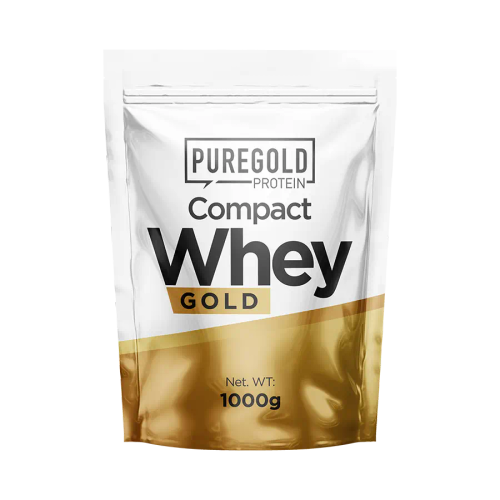 Compact Whey Gold fehérjepor - 1000 g - PureGold - almáspite - 