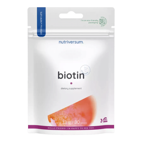 Biotin Tablet - 30 tabletta - Nutriversum - 