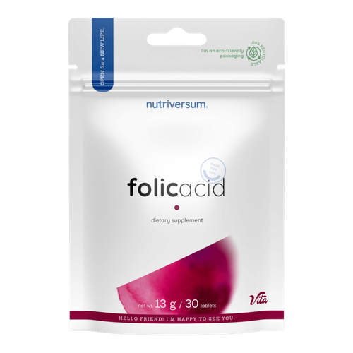 Folic Acid - 30 tabletta - Nutriversum - 