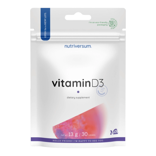 Vitamin D3 - 30 tabletta - Nutriversum - 