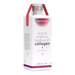 MSM+C Hyaluron Collagen Liquid - 500 ml - erdei gyümölcs - Nutriversum - 