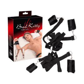 Bad Kitty Bed Shackles - minőségi bilincs BDSM játékokhoz