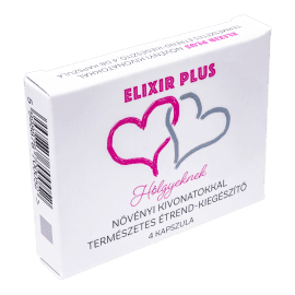 Elixir Plus vágyfokozó - 4db kapszula - libidófokozó kapszula nőknek