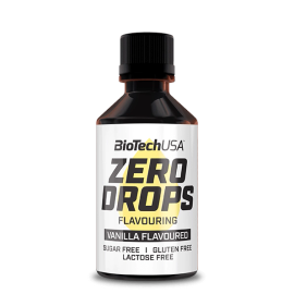 Zero Drops - 50ml - vanília - BioTech USA - 