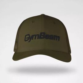 Mesh Panel katonai zöld baseball sapka - GymBeam - 