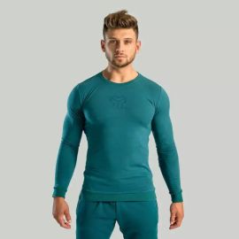 Essential Deep Teal hosszú ujjú póló - (XL) - STRIX - 