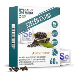 Szelén Extra - Maximális mennyiségű 100% szerves szelén - 60 tabletta - Natur Tanya