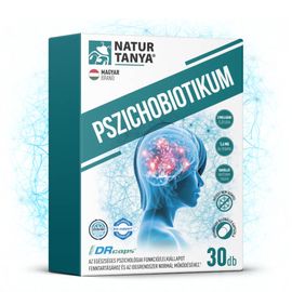 PSZICHOBIOTIKUM - a világ legjobban dokumentált probiotikumai a mentális egészséghez - 30 kapszula - Natur Tanya
