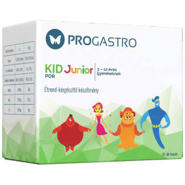 ProGastro KID Junior - Élőflórát tartalmazó étrend-kiegészítő készítmény 3-12 éves gyerekeknek (31 db tasak) - 