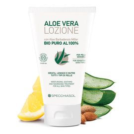 ECOBIO minősítésű 100%-os aloe vera feszesítő testápoló - 150 ml - Specchiasol