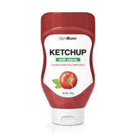 Sztíviával édesített ketchup - 470 ml - GymBeam - 