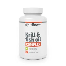 Krill- és halolaj komplex - 90 kapszula - GymBeam - 