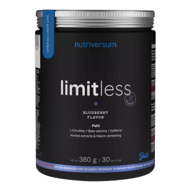 Limitless PWO - 380 g - áfonya - Nutriversum - 