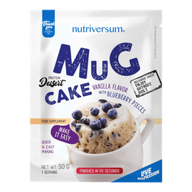 Mug Cake - 50 g - DESSERT - Nutriversum - vanília-áfonya (kifutó)