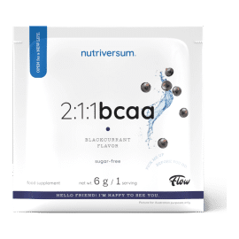 2:1:1 BCAA Sugar Free - 6 g - fekete ribizli - Nutriversum - 