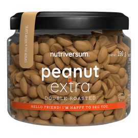 Peanut Extra double roasted földimogyoró - 190 g - Nutriversum - 