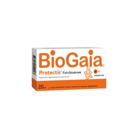 BioGaia Protectis Felnőtteknek, étrend-kiegészítő rágótabletta, 12 éves kortól - 