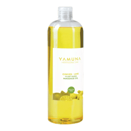 Gyömbér-lime növényi alapú masszázsolaj - 1000ml - színezék-, parabén- és paraffin mentes