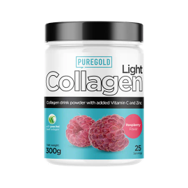 Collagen Marha kollagén italpor - Light Raspberry 300g - PureGold - 10.000mg Kollagén