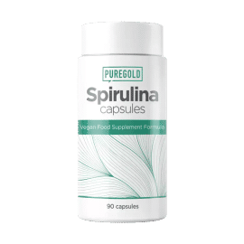 Spirulina étrend-kiegészítő - 90 kapszula - PureGold - 