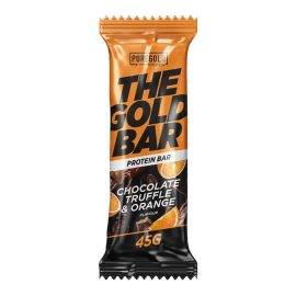 The Gold Bar protein szelet - Csokoládé &amp; Szarvasgomba &amp; Narancs - 45g - PureGold - 