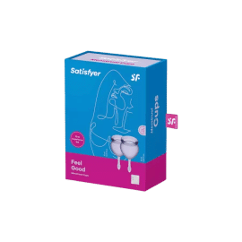 Menstruációs kehely szett - Feel Good - lila - 2db - 