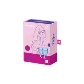 Menstruációs kehely szett - Feel Secure - kék - 2db - 