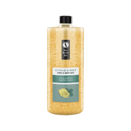 Frissítő Fürdősó és Lábáztató Só - Citrus és Menta - 1320g - Sara Beauty Spa - 