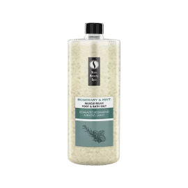Izomlazító fürdősó és lábáztató só - Rozmaring és Wintergreen - 1320g - Sara Beauty Spa - 