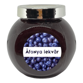 Áfonya lekvár - 190 ml - Tündérnektár - 