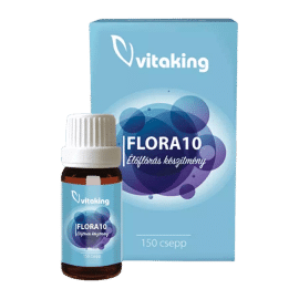 FLORA10 Élőflórás Készítmény (150 Csepp) - Vitaking - 