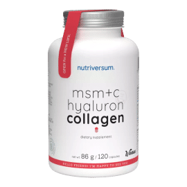 MSM+C Hyaluron Collagen - 120 kapszula - Nutriversum - 