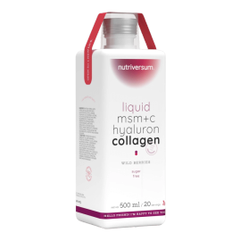 MSM+C Hyaluron Collagen Liquid - 500 ml - erdei gyümölcs - Nutriversum - 