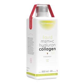 MSM+C Hyaluron Collagen Liquid - 500 ml - ananász - Nutriversum