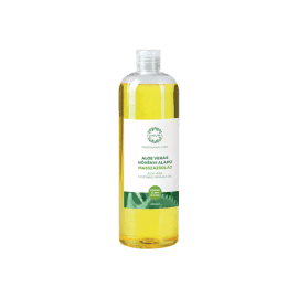 Aloe Verás növényi alapú masszázsolaj - 1000ml - színezék-, parabén- és paraffin mentes