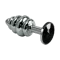 Rosebud Spiral Plug Black