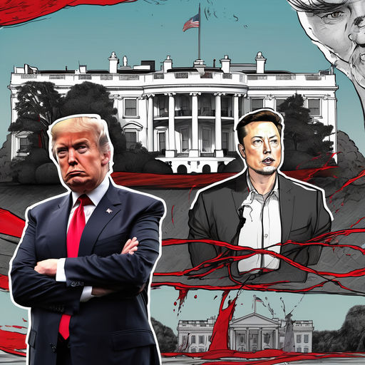 Donald Trump en Elon Musk hebben een grote ruzie
