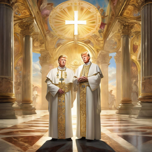 Donald Trump shares fake photo as the Pope