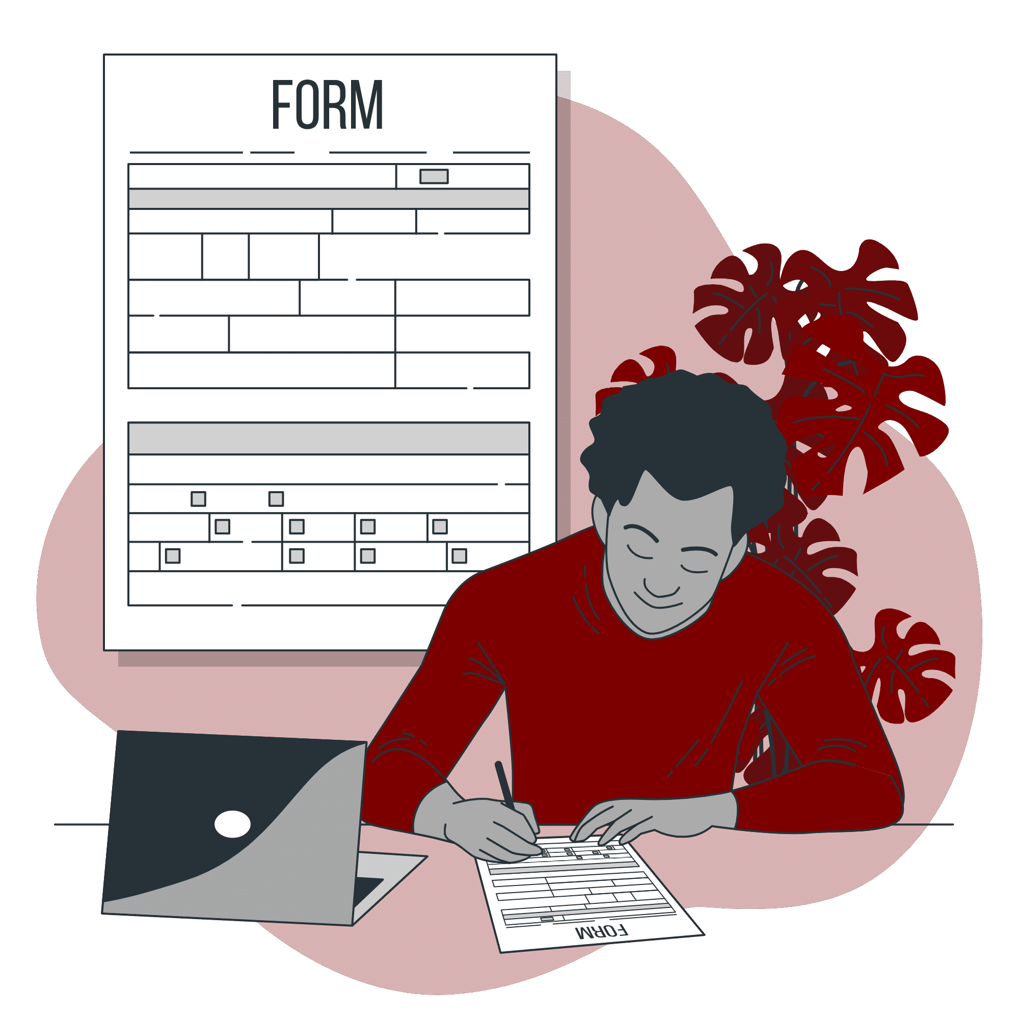 Banking Process Illustration