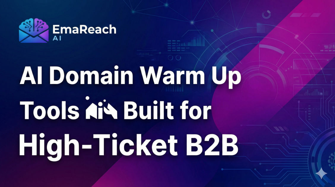 AI Domain Warm Up Tools Built for High-Ticket B2B