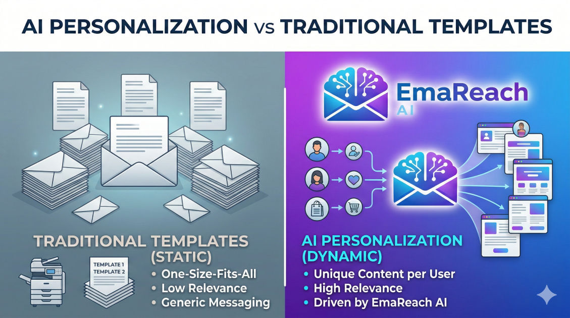 AI Personalization Software vs Traditional Templates