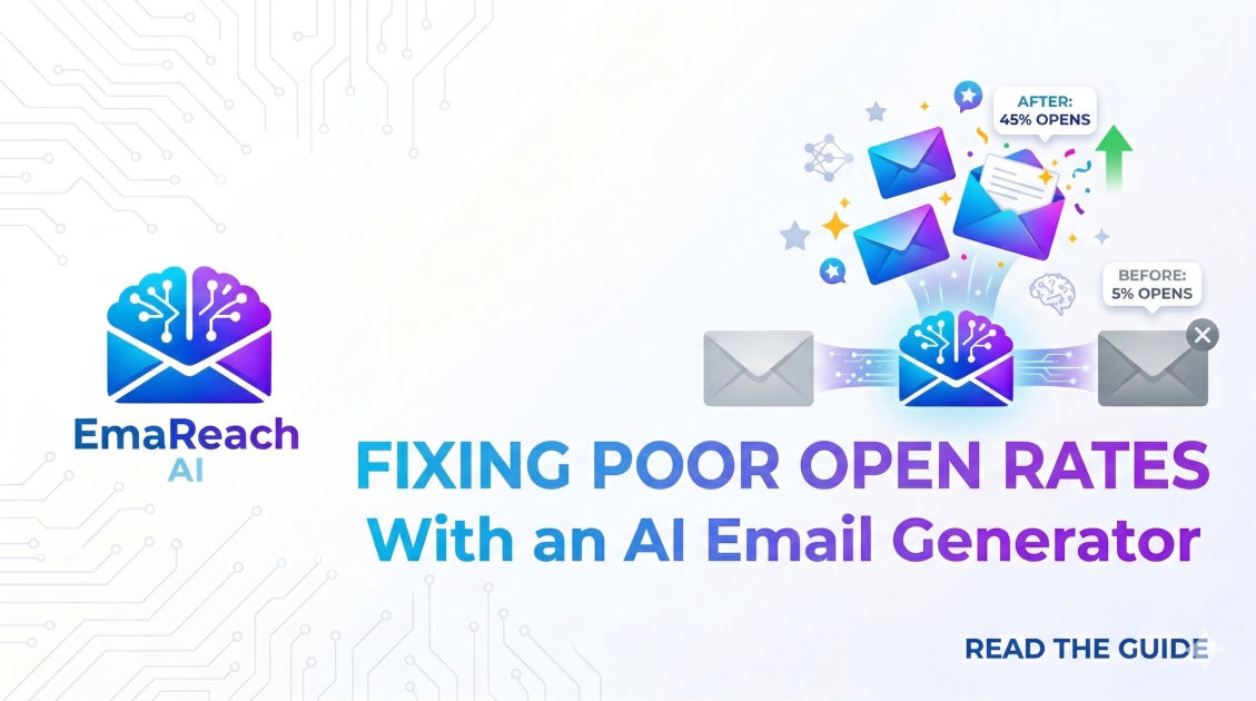 Fixing Poor Open Rates With an AI Email Generator