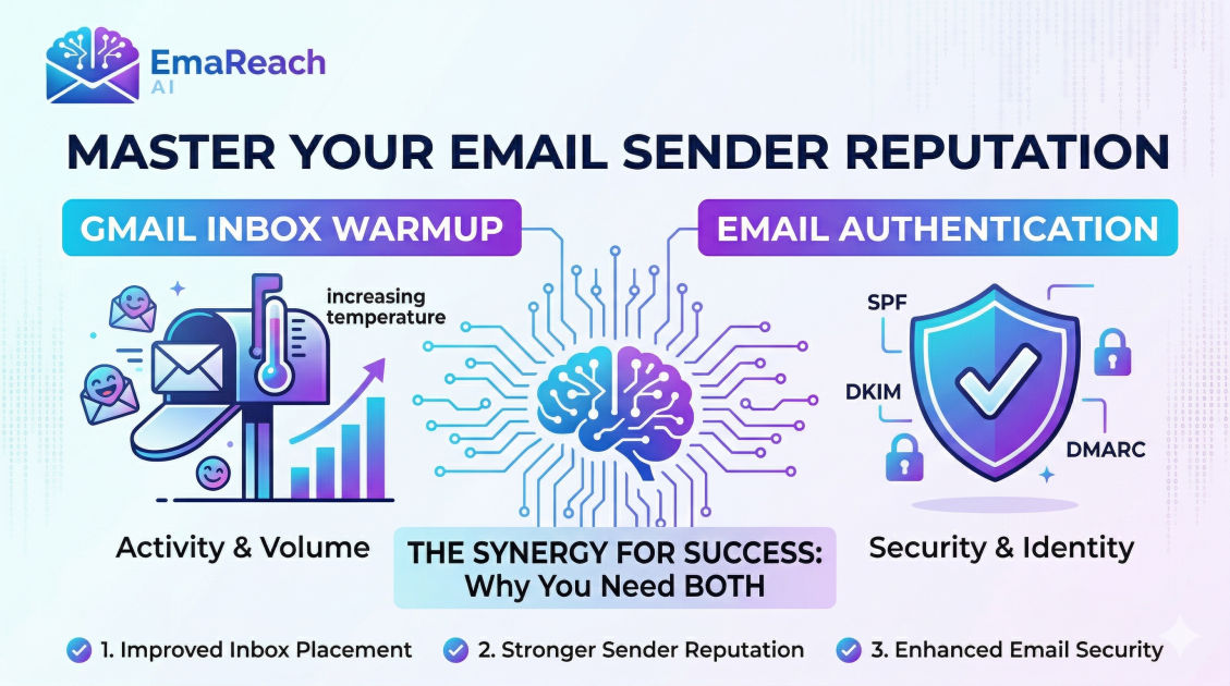 Gmail Inbox Warmup vs Email Authentication: Why You Need Both