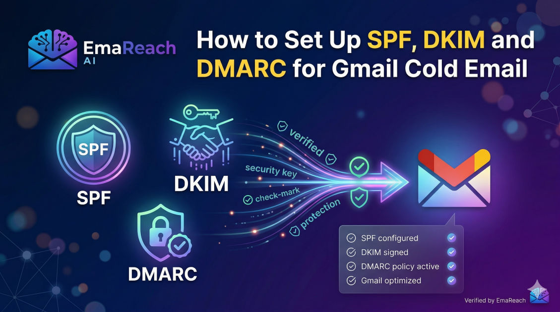 How to Set Up SPF, DKIM and DMARC for Gmail Cold Email