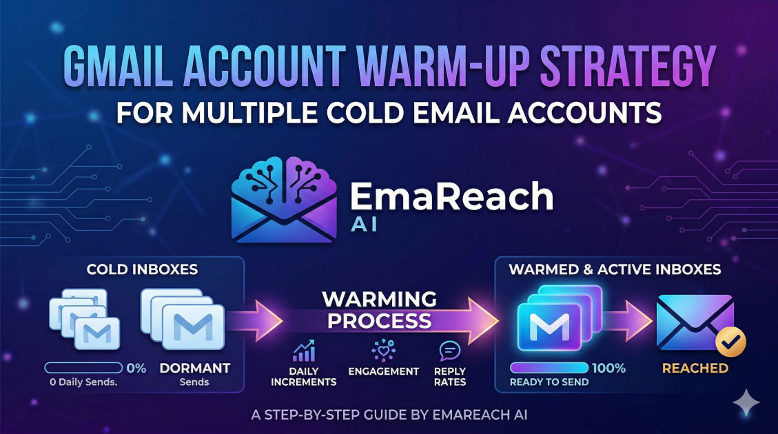 How to Warm Up Multiple Gmail Accounts for Cold Email